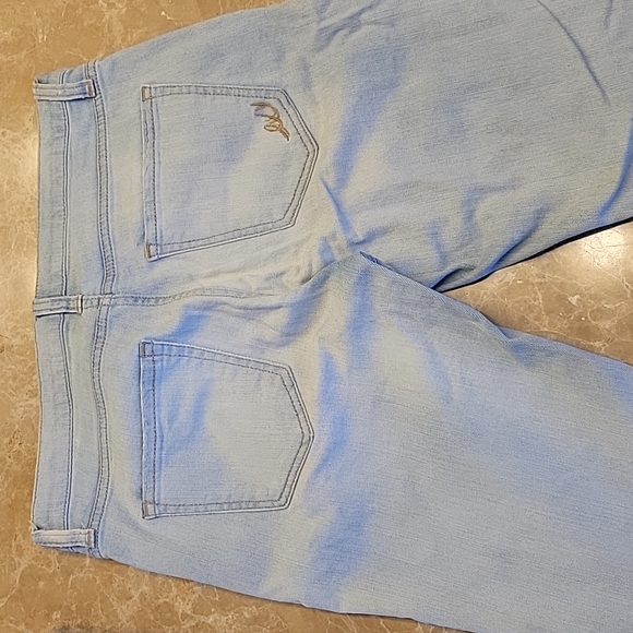 Express Distressed Relaxed Fit Girlfriend Jean, Sz 4 - Picture 10 of 16